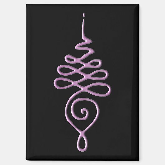 Roze Unalome Magneet (Voorkant)