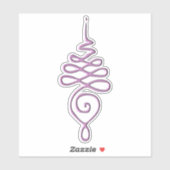 Roze Unalome  Sticker (Vel)