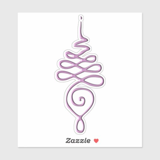 Roze Unalome  Sticker (Vel)