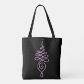 Roze Unalome Tote Bag (Achterkant)