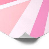 Roze uniale vlag/vlag poster (Hoek)