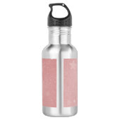 Roze Unicorn - Aangepast Waterfles (Achterkant)