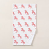 Roze Unicorn Bath Towel Set Bad Handdoek (Handdoek)