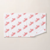Roze Unicorn Bath Towel Set Bad Handdoek (Handdoek)