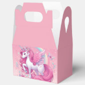 roze unicorn bedankdoosjes (Open)