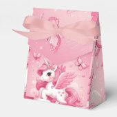 roze unicorn bedankdoosjes (Voorkant Zijde)