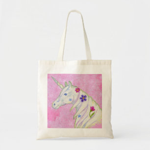 Roze Unicorn canvas tas
