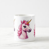 Roze Unicorn Fantasy Koffiemok (Center)