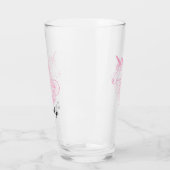 Roze Unicorn Glas (Links)