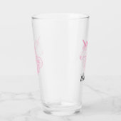 Roze Unicorn Glas (Rechts)