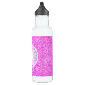 Roze Unicorn Glitter Speciaal Waterfles (Rechts)
