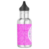 Roze Unicorn Glitter Speciaal Waterfles (Links)
