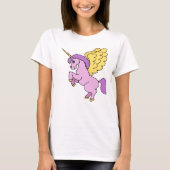 Roze Unicorn Graphic T-shirt (Voorkant)