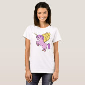 Roze Unicorn Graphic T-shirt (Voorkant volledig)