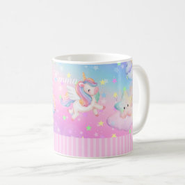  roze Unicorn Koffiemok