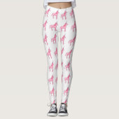 Roze Unicorn Leggings (Voorkant)