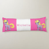 Roze Unicorn Lichaamskussen (Achterkant)