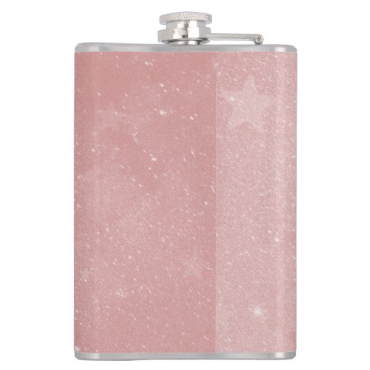 Roze Unicorn maatkolf Heupfles (Achterkant)