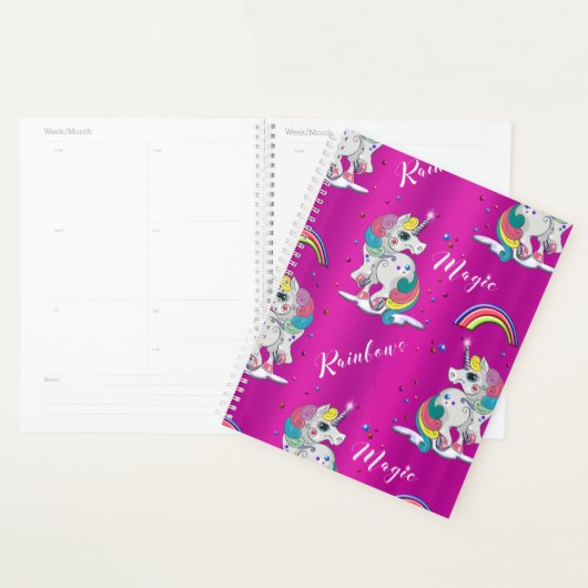 Roze Unicorn Magic Planner (Display)