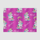 Roze Unicorn Magic Tissuepapier (Voorkant)