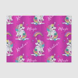 Roze Unicorn Magic Tissuepapier