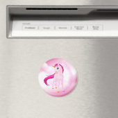 Roze Unicorn Magneet (Insitu (Vaatwasser))