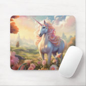 Roze Unicorn Muismat (Met muis)