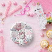 Roze Unicorn Papieren Kommen (Feest)