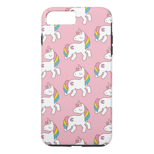 Roze Unicorn Pattern Case-Mate iPhone Case (Achterkant)
