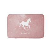 Roze Unicorn persoonlijke bath Mat (Voorkant)