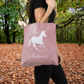 Roze Unicorn persoonlijke Canvas tas