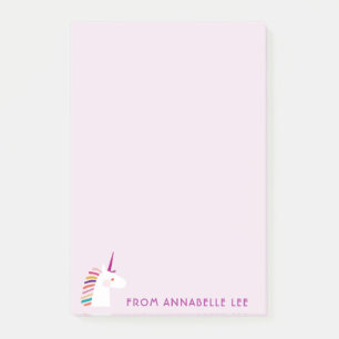 Roze Unicorn Post-it® Notes
