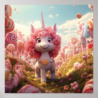 ROZE UNICORN Printable Poster