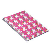 Roze Unicorn Rainbow Poop Note Book Notitieboek (Rechterzijde)