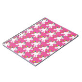Roze Unicorn Rainbow Poop Note Book Notitieboek (Linkerzijde)