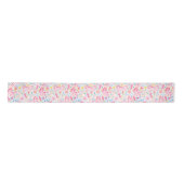 Roze Unicorn Ribbon Satijnen Lint (Voorkant)