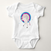 Roze Unicorn Romper (Voorkant)