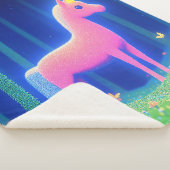 Roze Unicorn Sherpa Deken (3/4)