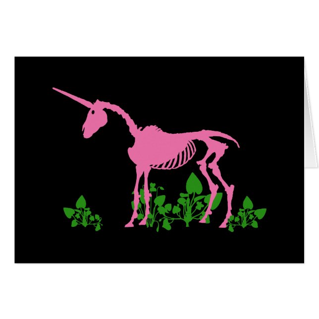 Roze Unicorn Skeleton (Voorkant Horizontaal)