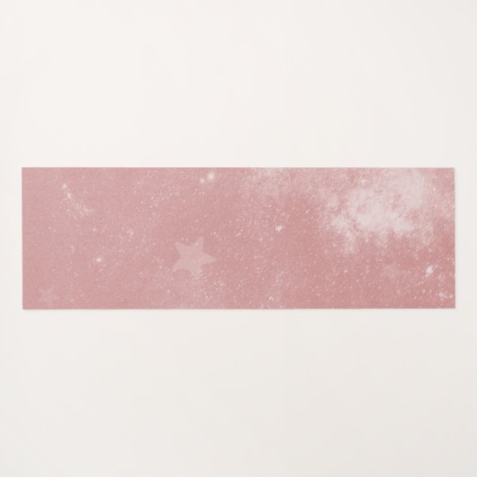 Roze Unicorn Speciaal Yoga Mat (Achterkant (horizontaal))