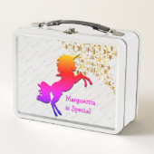 Roze UNICORN Stars gepersonaliseerd (Voorkant)