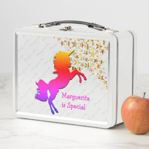 Roze UNICORN sterren gepersonaliseerd