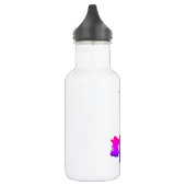 Roze UNICORN sterren Persoonlijk Waterfles (Links)