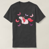 Roze Unicorn T-shirt (Design voorkant)
