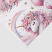 Roze Unicorn Tissuepapier (Detail)
