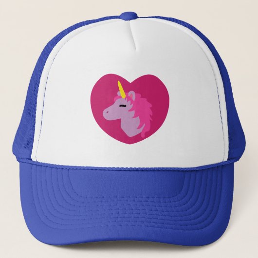 Roze Unicorn Trucker Pet (Voorkant)