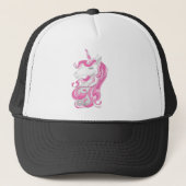 Roze Unicorn Trucker Pet (Voorkant)