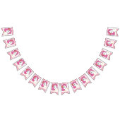 Roze unicorn vlaggetjes (Alle)