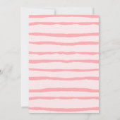 Roze Unicorn Wild Eén eerste verjaardag Kaart (Achterkant)