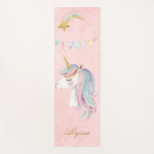 Roze Unicorn Yogamat (Voorkant)